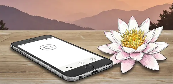 Person meditating peacefully