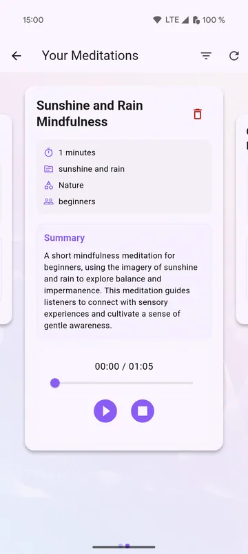 Customize your meditation experience